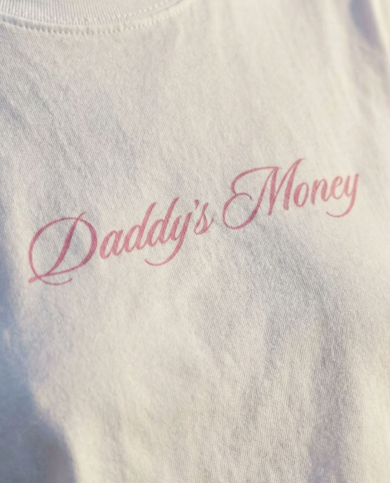 White / Pink Tee