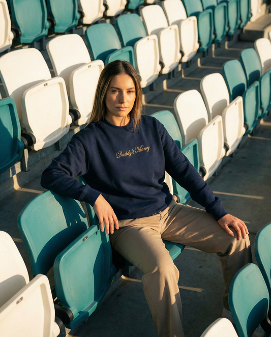 Navy / Peach Sweatshirt