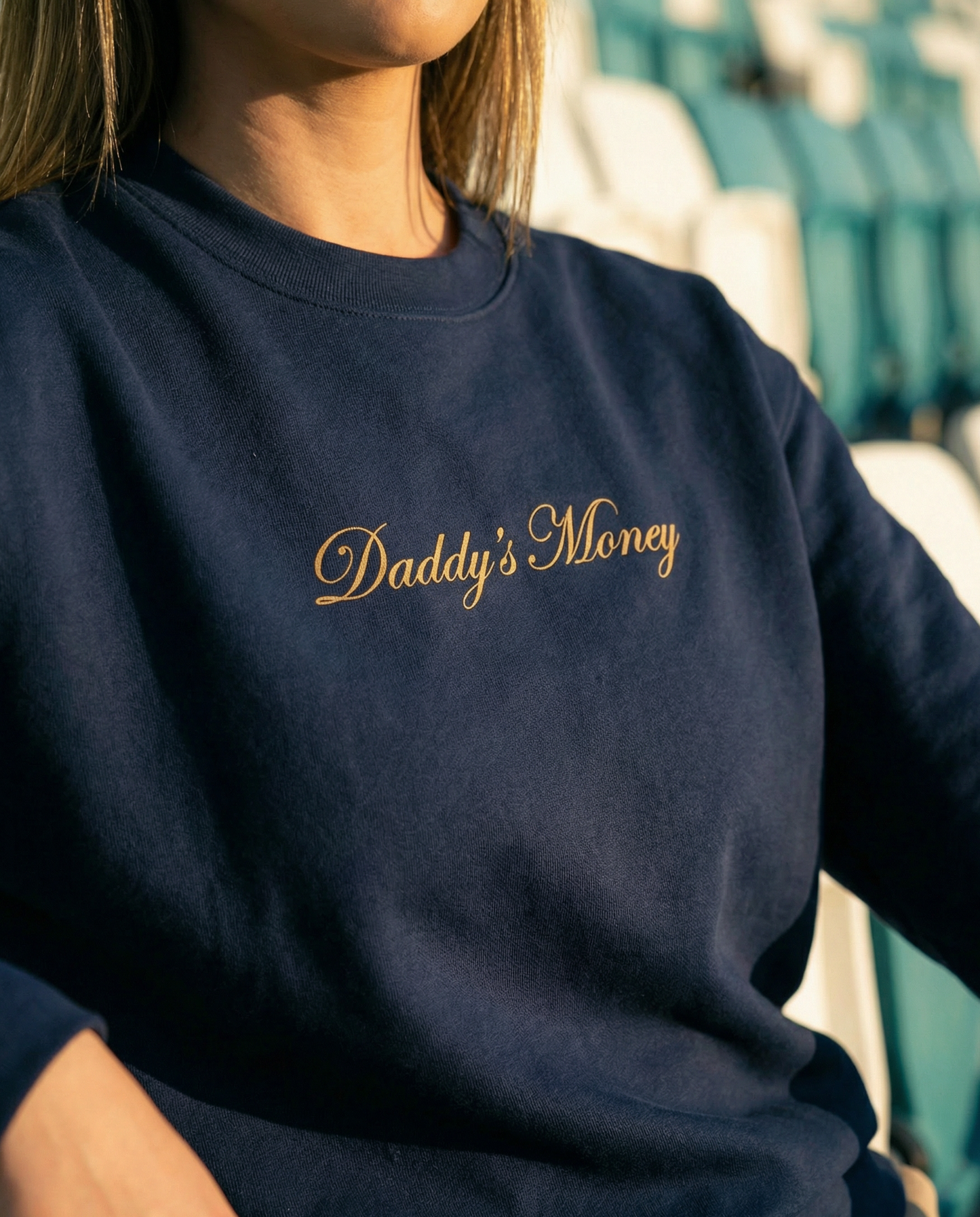 Navy / Peach Sweatshirt
