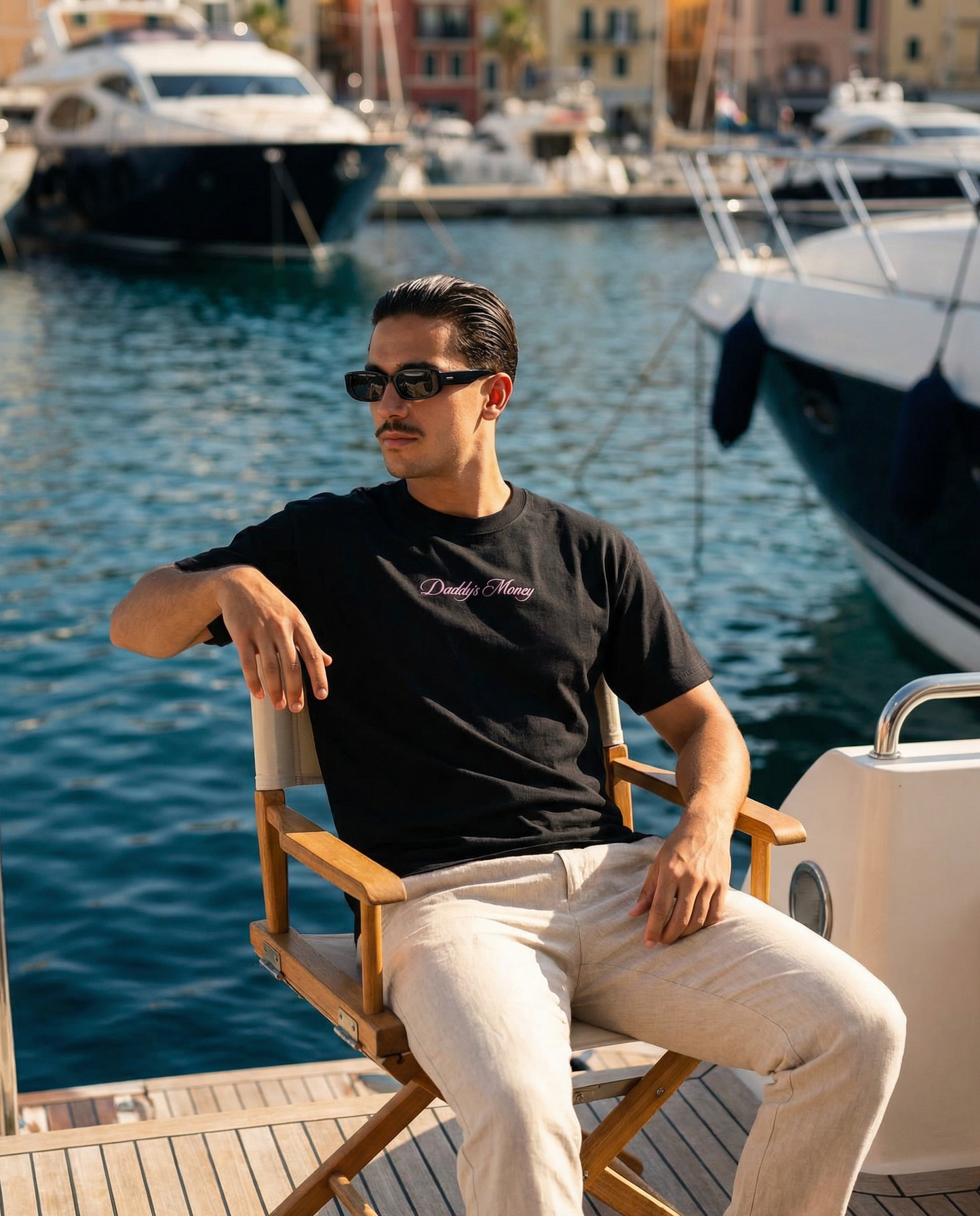 Black / Pink Tee