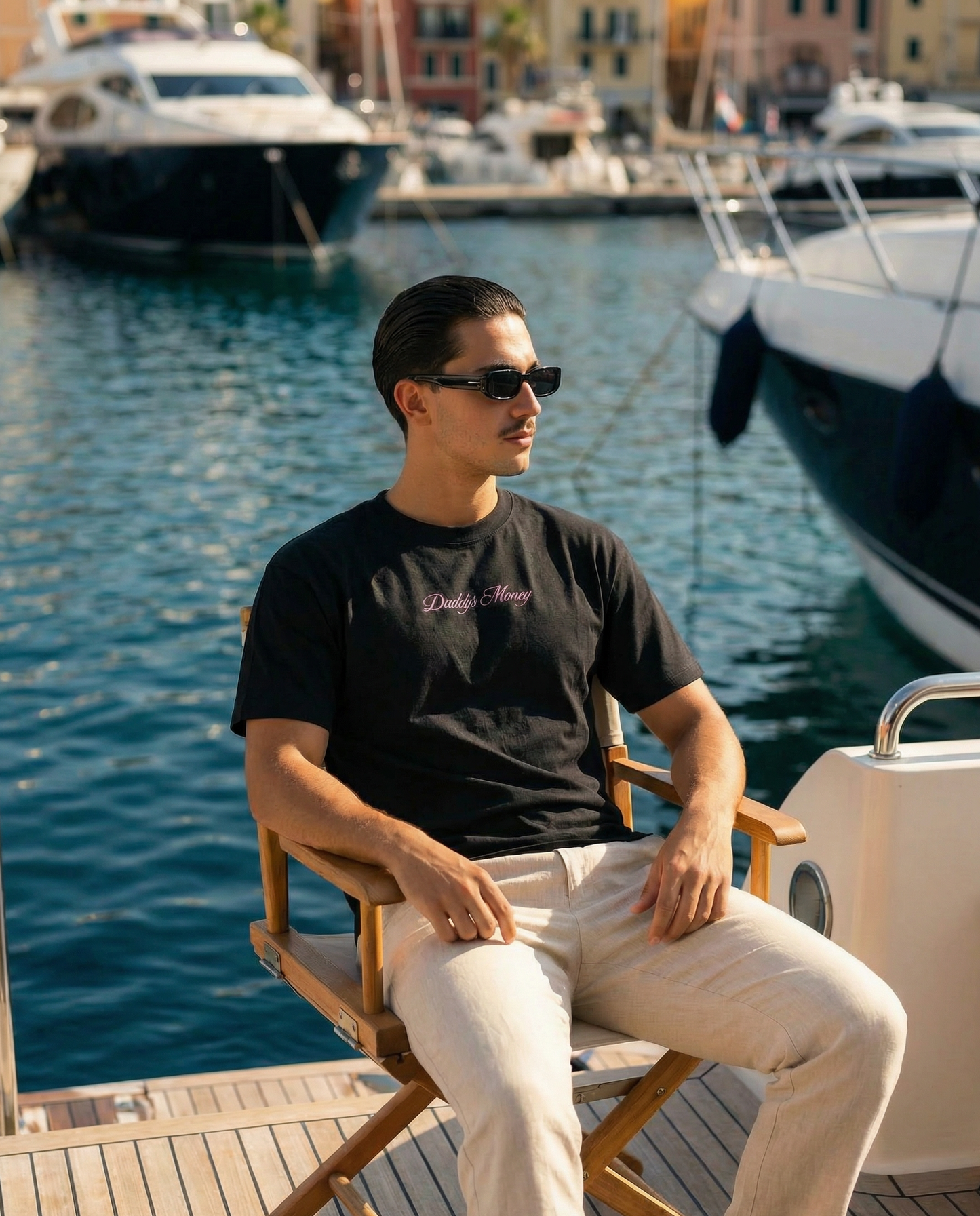 Black / Pink Tee