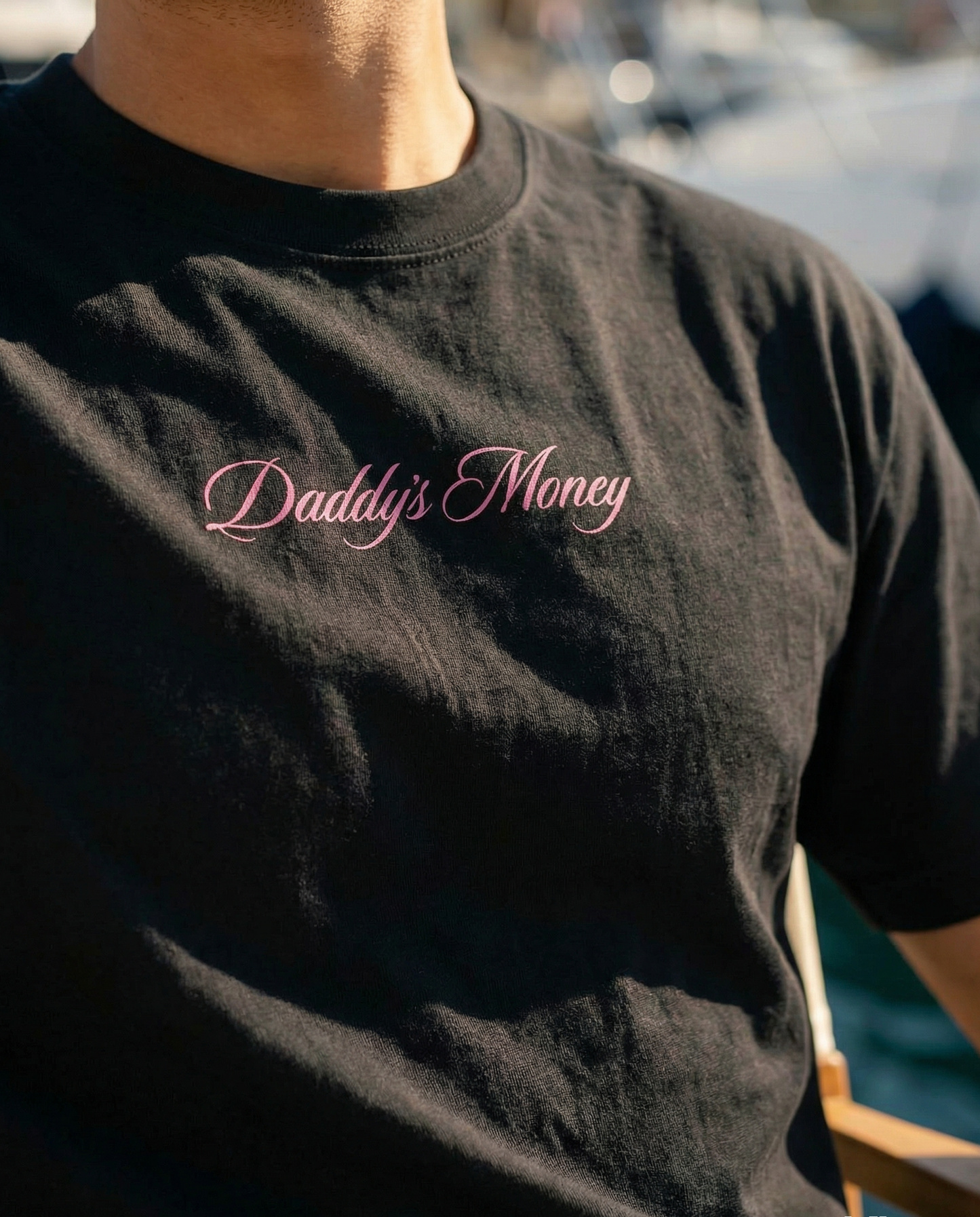 Black / Pink Tee